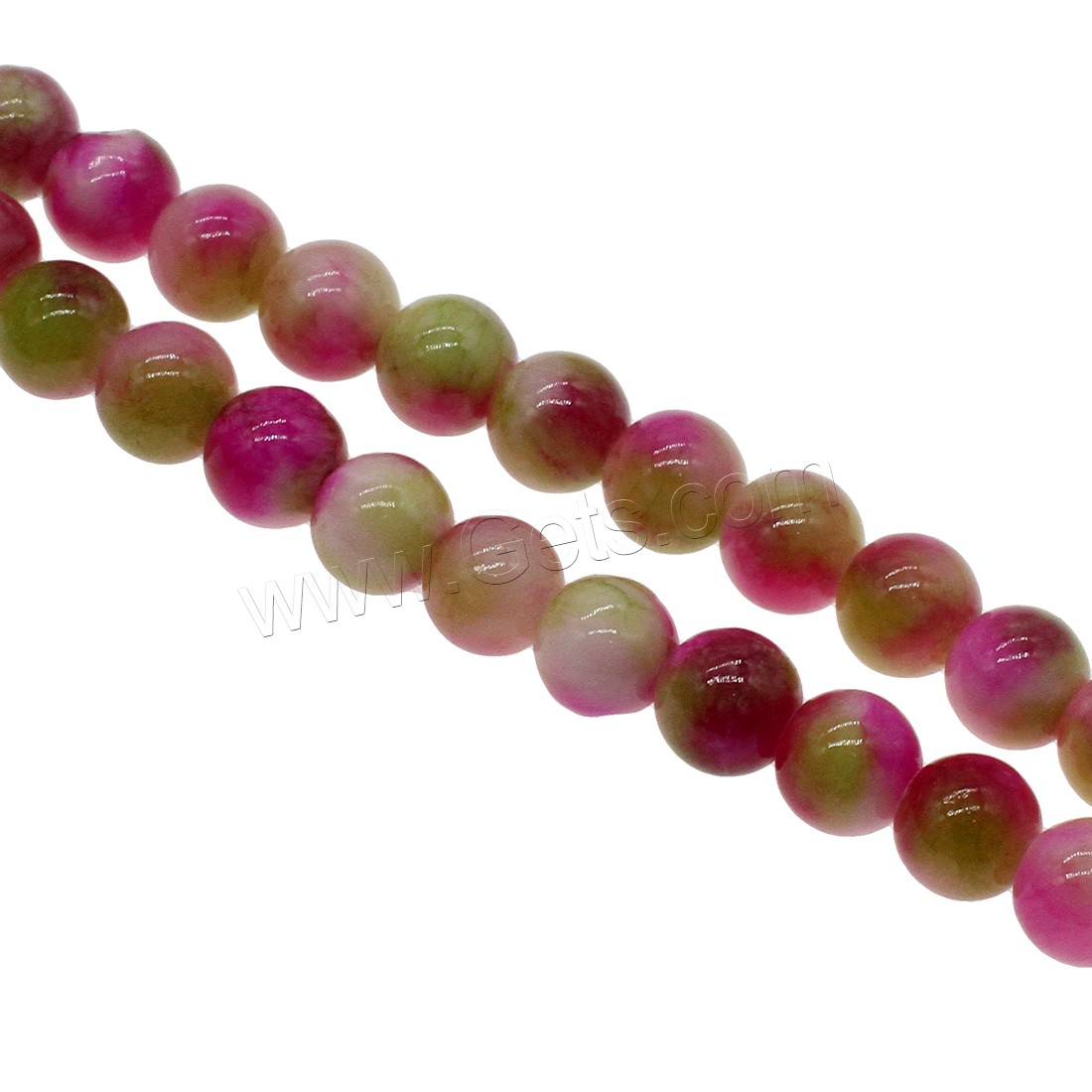 персидский Jade Бусины, Круглая, разный размер для выбора, Много цветов для выбора, отверстие:Приблизительно 1mm, продается Strand
