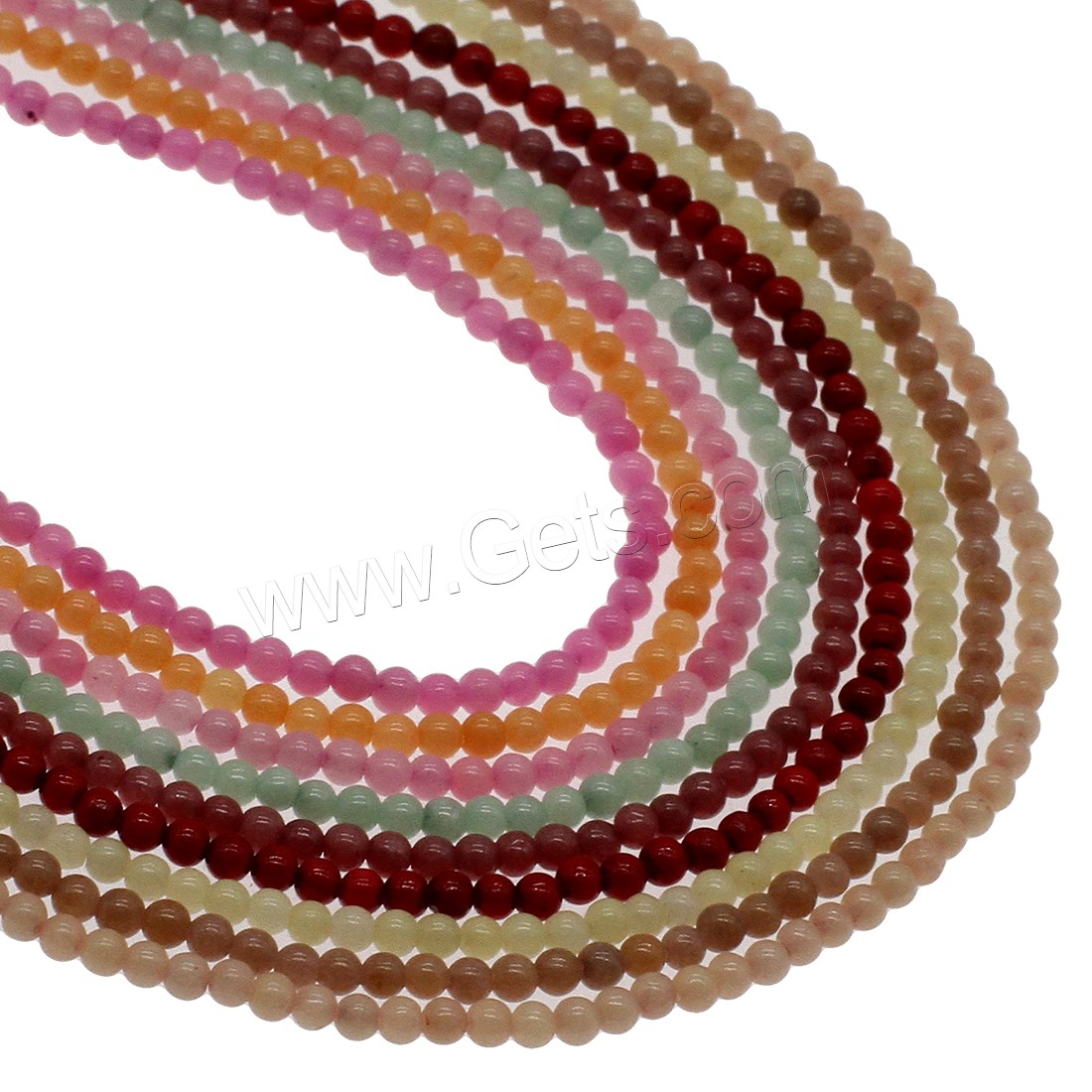 Mashan Jade Beads, Round, different size for choice, more colors for choice, Hole:Approx 0.5mm, Sold By Strand