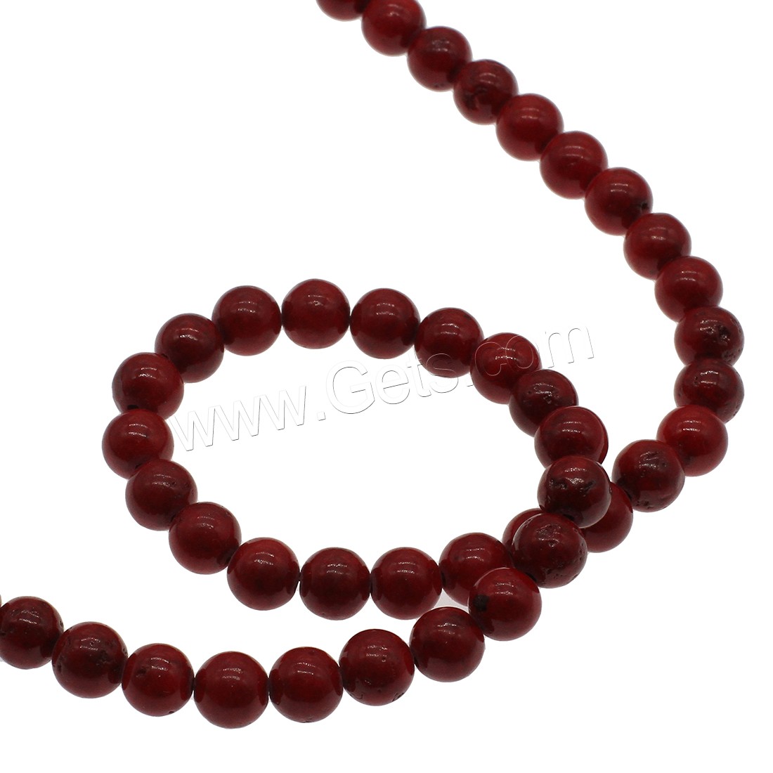 Synthetic Gemstone Beads, Round, different size for choice, more colors for choice, Hole:Approx 1mm, Sold By Strand