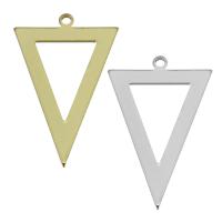 Brass Jewelry Pendants, Triangle, fashion jewelry & high quality plated Approx 1.5mm 