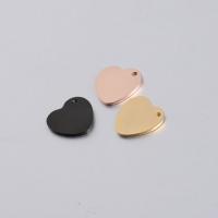 Stainless Steel Heart Pendants, polished Approx 1.5mm 
