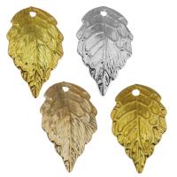 Brass Leaf Pendants, plated, fashion jewelry Approx 1mm 