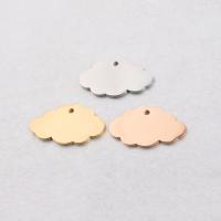 Stainless Steel Pendants, Cloud, polished Approx 1.45mm 
