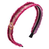 Hair Bands, Zinc Alloy, with Cotton, plated, fashion jewelry & for woman 25mm 