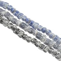 Tierische Porzellan Perlen, Eule, keine, 17*10mm, Bohrung:ca. 2mm, ca. 200PCs/Tasche, verkauft von Tasche