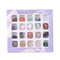 Gemstone Minerals Specimen, natural, mixed colors, 10mm 