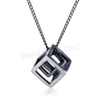 Stainless Steel Necklace, plated, fashion jewelry & for man 22mm Approx 22.44 Inch 
