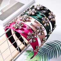 Hair Bands, Cloth, with Crystal, fashion jewelry & for woman & with rhinestone 40mm 