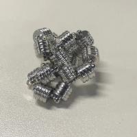 Cierre Magnético de Metal, chapado, plateado, libre de níquel, plomo & cadmio, 11.57x7.94mm, Vendido por UD