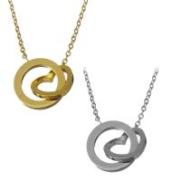 Stainless Steel Jewelry Necklace, with 2Inch extender chain, plated, oval chain & for woman 1mm Approx 18 Inch 