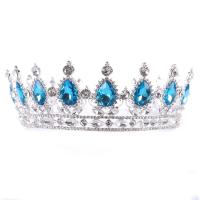 Bridal Tiaras, Zinc Alloy, with Crystal, plated & for woman & with rhinestone 