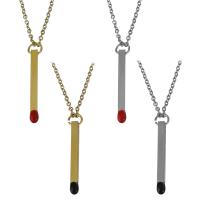 Stainless Steel Jewelry Necklace, with 2Inch extender chain, match, plated, oval chain & for woman 1.5mm Inch 
