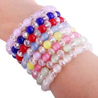 Crystal Bracelets, fashion jewelry & for woman 8mm,5mm Approx 7.1 Inch 