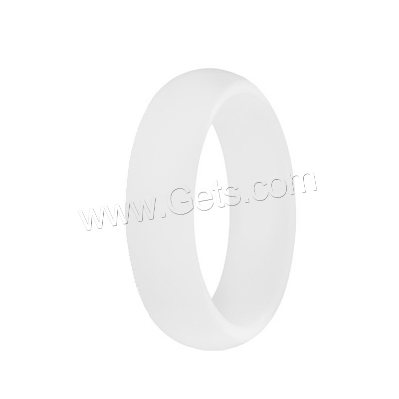 Силиконовое кольцо, Силикон, Мужская & разный размер для выбора, Много цветов для выбора, 5.7*2mm, продается PC