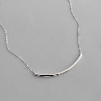 Sterling Silver Jewelry Necklace, 925 Sterling Silver, with 1.96lnch extender chain, platinum plated, oval chain & for woman Approx 15.3 Inch 