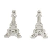 Stainless Steel Pendants, Tower, original color Approx 1mm 