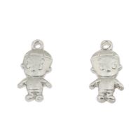 Stainless Steel Animal Pendants, Boy, original color Approx 1.5mm 