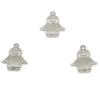 Stainless Steel Animal Pendants, Penguin, original color Approx 1mm 