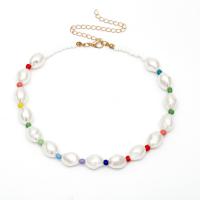 Plastic Pearl Jewelry Set, with Seedbead, Adjustable & fashion jewelry & for woman, 315mmuff0c170mm 