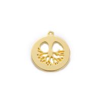 Hollow Brass Pendants, gold color plated, DIY 