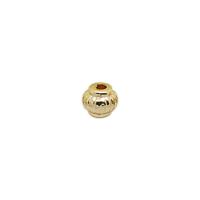 perla de cobre, metal, chapado en color dorado, Joyería & Bricolaje, 5x4mm, Vendido por UD