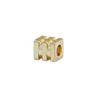 Brass Jewelry Beads, gold color plated, DIY & smooth 