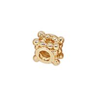 Brass Jewelry Beads, gold color plated, fashion jewelry & DIY, 5mm 