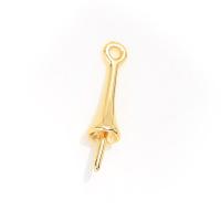 Brass Peg Bail, gold color plated, fashion jewelry & DIY 