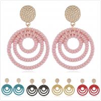 Resin Zinc Alloy Earring, with Resin, stainless steel post pin, gold color plated, for woman 38*58mm 