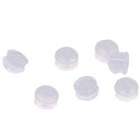 Silicone Ear Nut Component white, Approx 