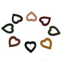 Dyed Wood Pendants, Heart, hollow 24*22mm Approx 1.5mm 
