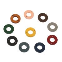 Connecteur de bijoux en bois, beignet, boucle de 1/1, plus de couleurs à choisir Environ 1.5mm, Vendu par PC
