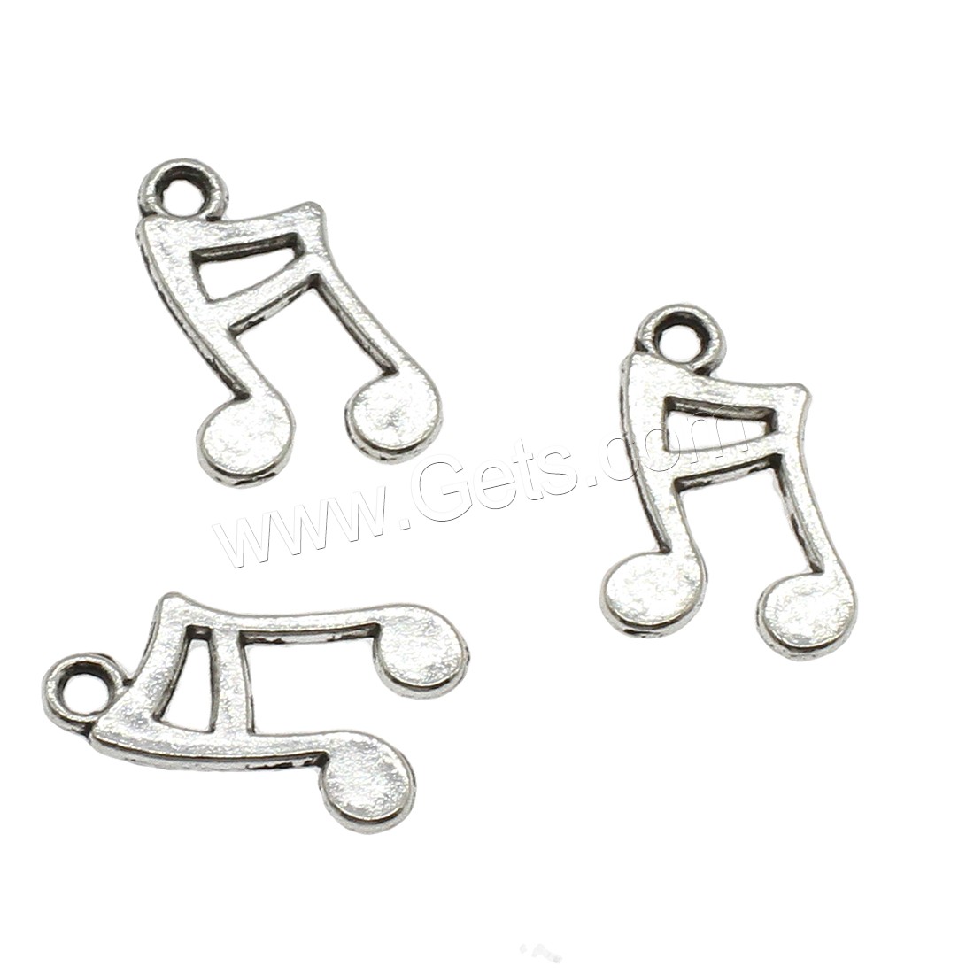 Zinc Alloy Hollow Pendants, Music Note, plated, more colors for choice, 11x17x1.5mm, Hole:Approx 1.6mm, Approx 1428PCs/KG, Sold By KG