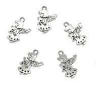 Character Shaped Zinc Alloy Pendants, Angel, plated Approx 1.6mm, Approx 