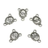 Zinc Alloy Charm Connector, plated, 1/2 loop Approx 1.4mm, Approx 
