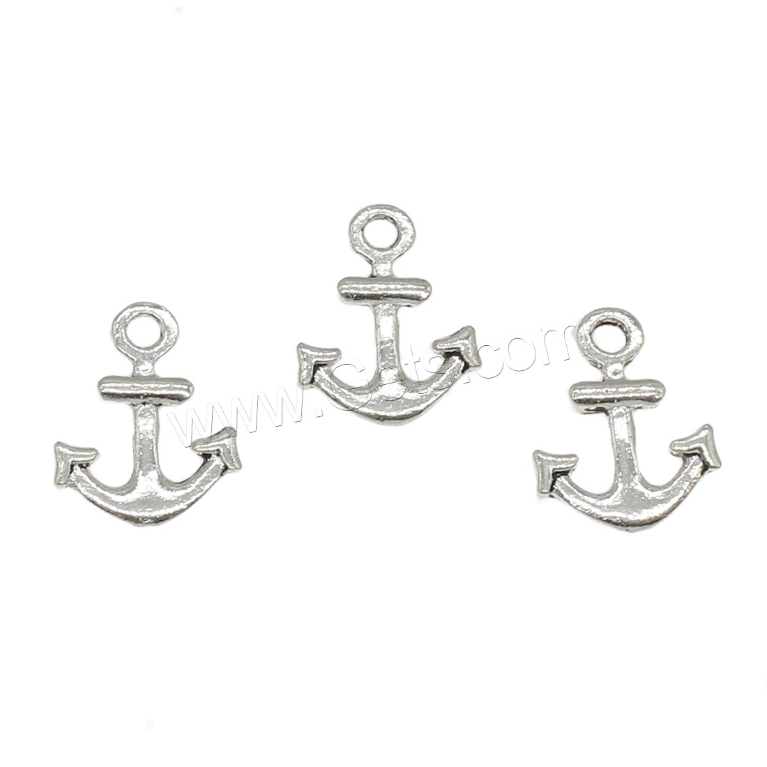 Zinc Alloy Ship Wheel & Anchor Pendant, plated, more colors for choice, 10x13.5x1.5mm, Hole:Approx 1.5mm, Approx 2500PCs/KG, Sold By KG
