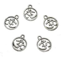 Zinc Alloy Hollow Pendants, plated Approx 1.4mm, Approx 