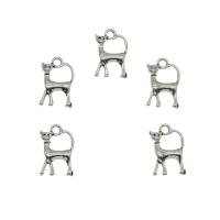 Zinc Alloy Animal Pendants, Cat, plated Approx 1.8mm, Approx 