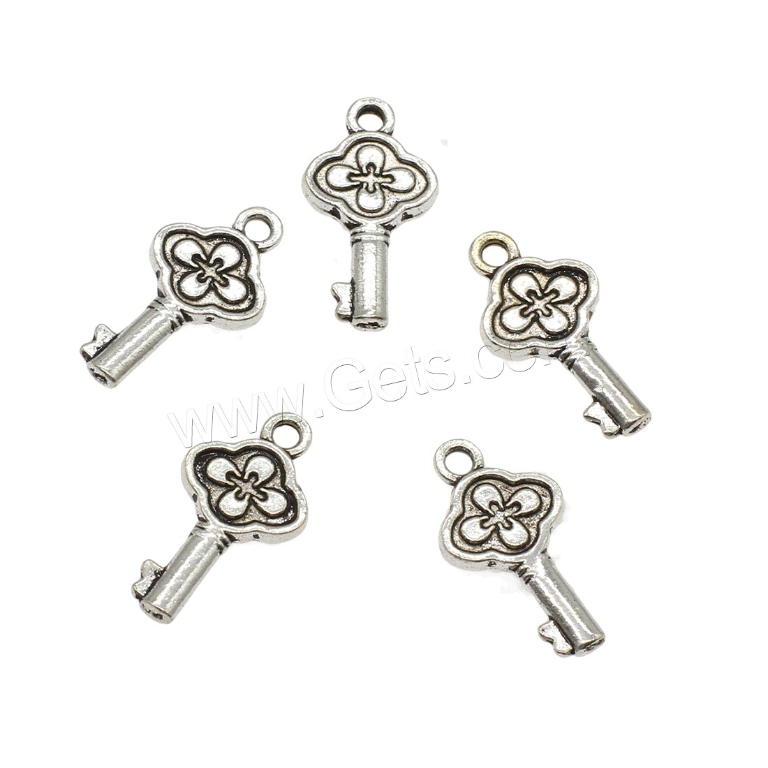 Zinc Alloy Key Pendants, plated, more colors for choice, 11x20.5x1.8mm, Hole:Approx 1.9mm, Approx 1000PCs/KG, Sold By KG