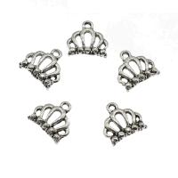 Zinc Alloy Crown Pendants, plated, hollow Approx 2mm, Approx 