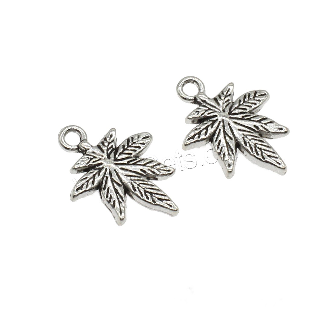 Zinc Alloy Leaf Pendants, plated, more colors for choice, 14.5x20.5x1.5mm, Hole:Approx 2mm, Approx 833PCs/KG, Sold By KG