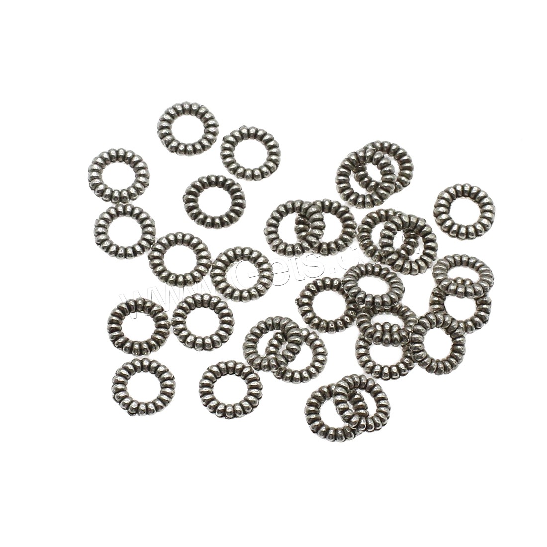Zinc Alloy Findings, plated, hollow, more colors for choice, 1x6mm, Hole:Approx 3mm, Approx 10000PCs/KG, Sold By KG