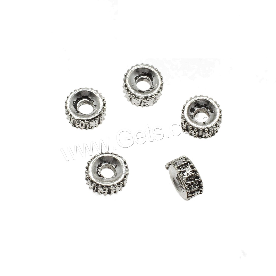 Zinc Alloy Jewelry Beads, plated, more colors for choice, 8x4mm, Hole:Approx 2.7mm, Approx 1111PCs/KG, Sold By KG