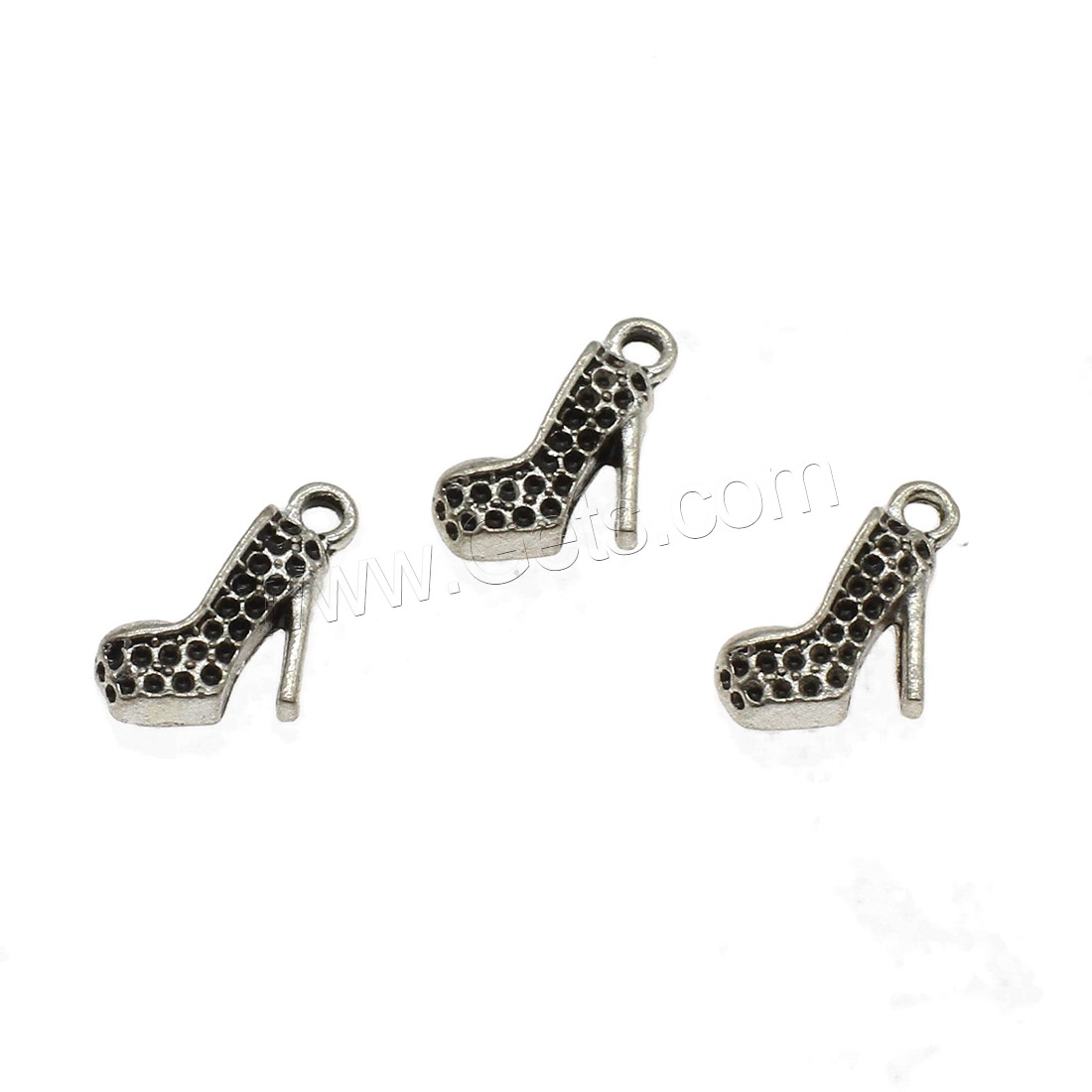 Zinc Alloy Shoes Pendants, plated, more colors for choice, 10x16.5x3mm, Hole:Approx 1.7mm, Approx 833PCs/KG, Sold By KG