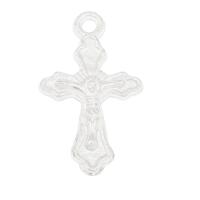 Copper Coated Plastic Pendant, Crucifix Cross, platinum color plated, DIY Approx 3mm, Approx 