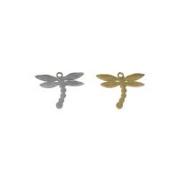Stainless Steel Animal Pendants, Dragonfly, plated Approx 1mm, Approx 