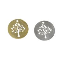 Stainless Steel Pendants, Tree, plated 16*1mm Approx 1.4mm, Approx 