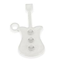 Copper Coated Plastic Pendant Setting, Guitar, platinum color plated Approx 2mm, Approx 
