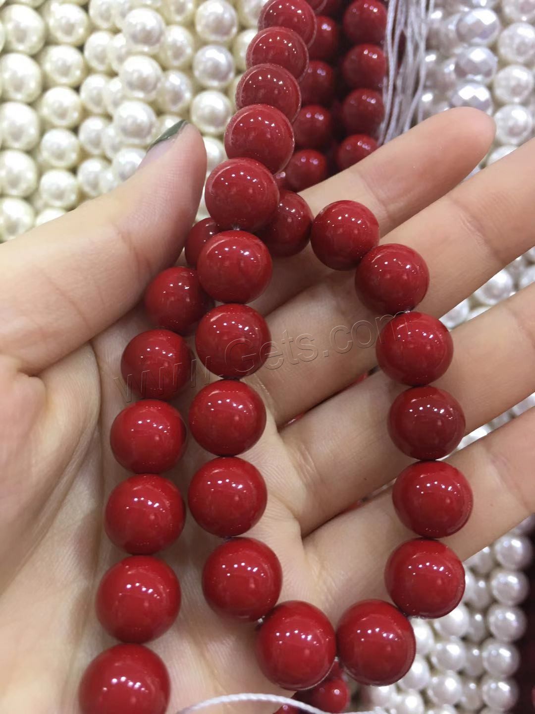 South Sea Shell Beads, Round, different size for choice, more colors for choice, Hole:Approx 2mm, Sold By Strand