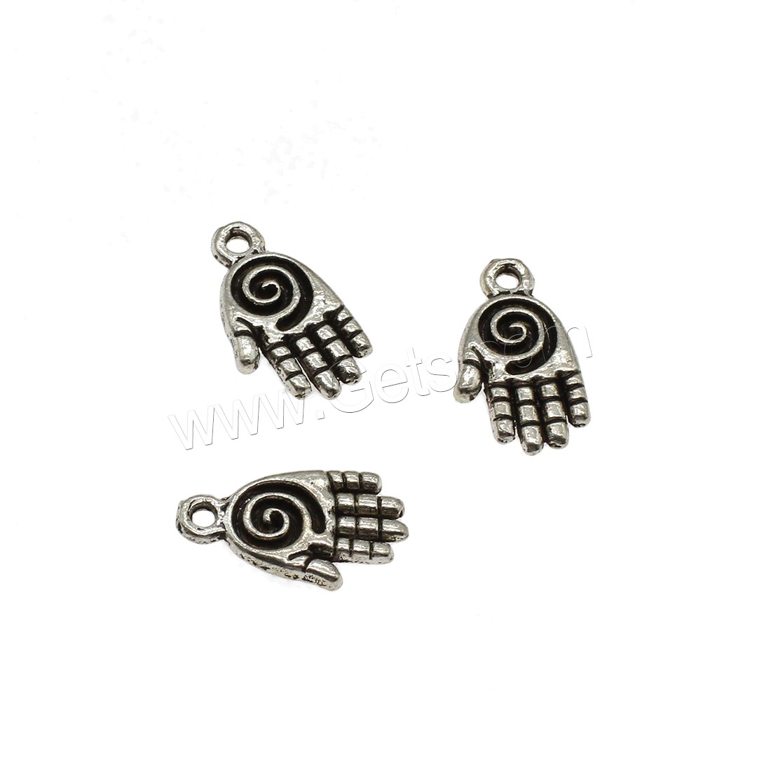 Zinc Alloy Hand Pendants, plated, more colors for choice, 11x18.5x2mm, Hole:Approx 1.7mm, Approx 833PCs/KG, Sold By KG